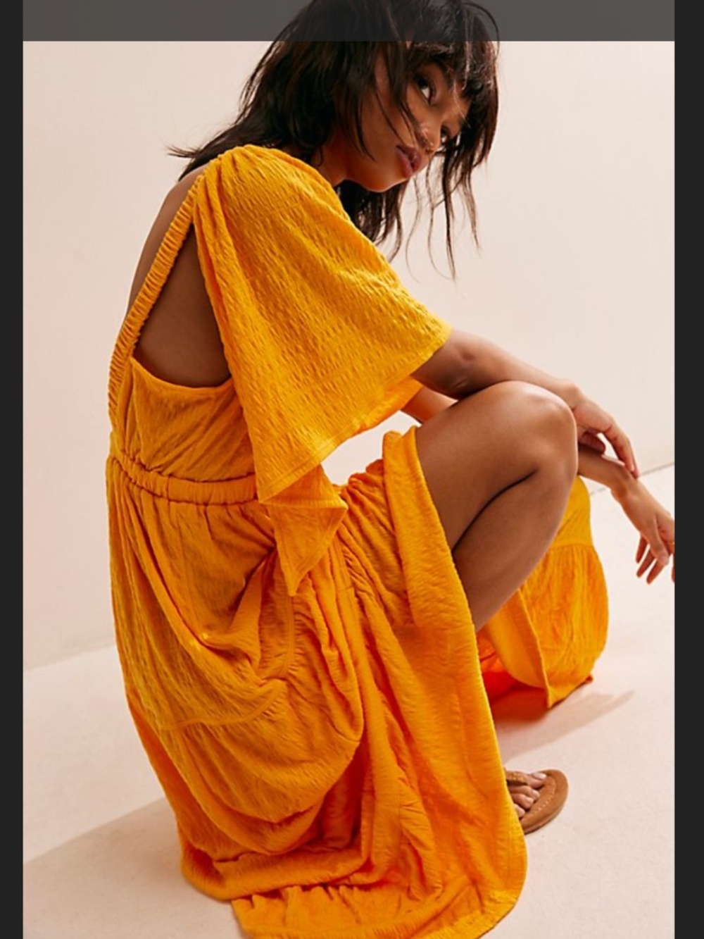 Free People La La Maxi Dress Bird Of Paradise Small